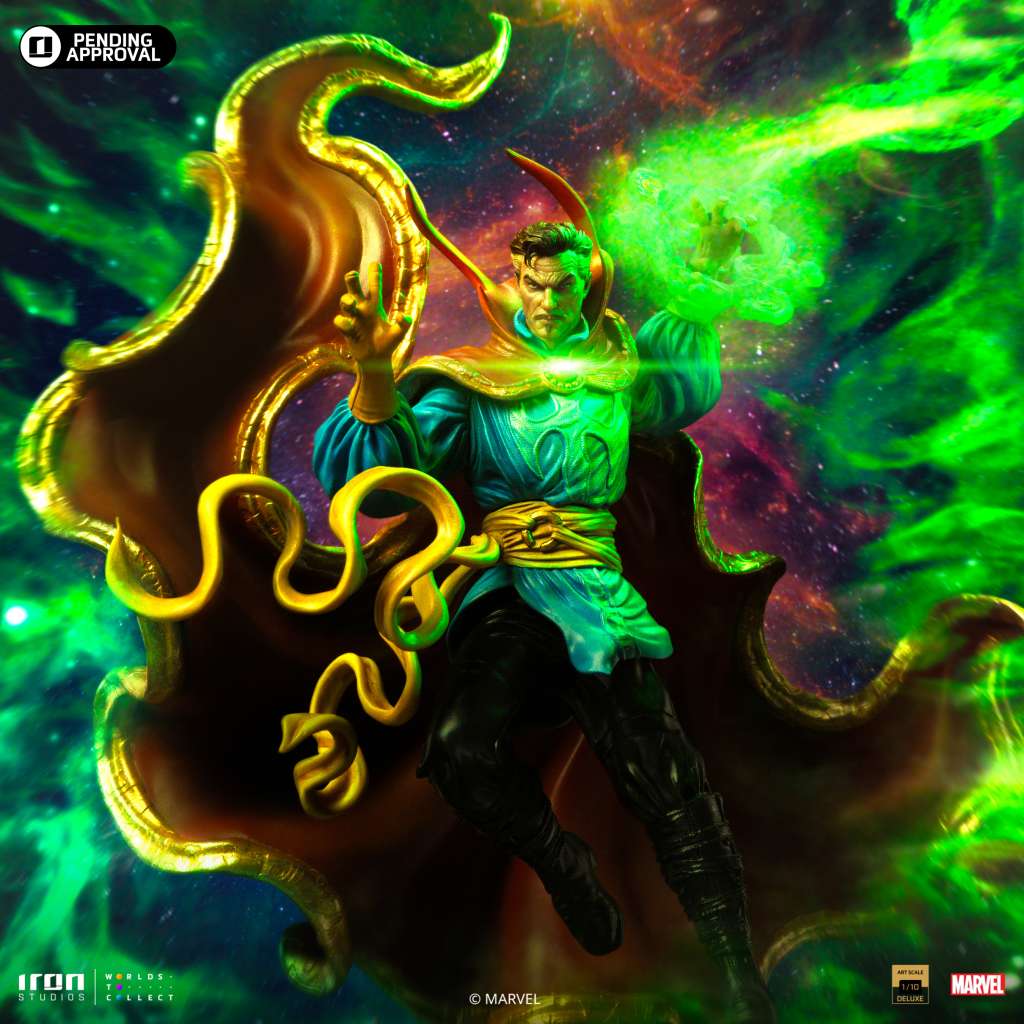 PREORDINE CHIUSO 04/2025 Infinity Gauntlet Dr Strange Diorama Dlx Statue 1/10 47 cm(PREORDINE NON CANCELLABILE)