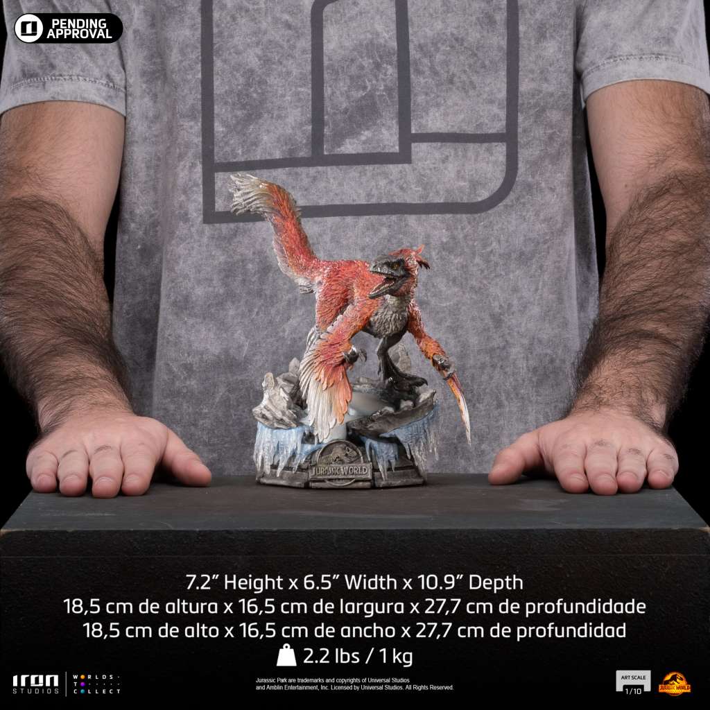 PREORDINE 03/2026 Jurassic World Art Scale Statue 1/10 Dominion 19 cm (PREORDINE NON CANCELLABILE)