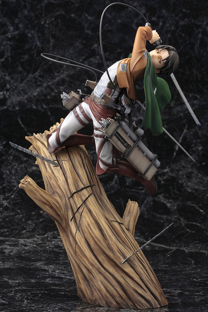 PREORDINE ESAURITO Attack on Titan ARTFXJ Statue 1/8 Levi Renewal Package Ver. 28 cm
