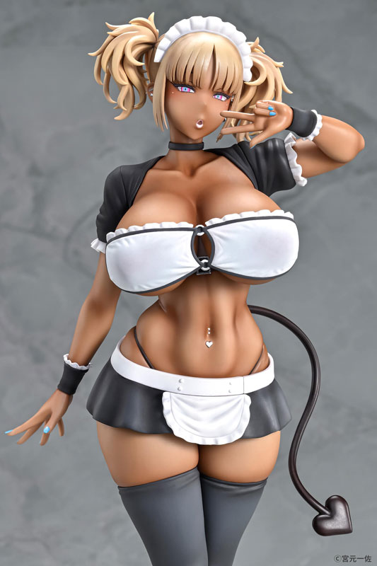 PREORDINE CHIUSO 02/2025 Original Character Figure 1/6 Black Gal Maid Succubus Cocoa 30 cm (18+) (PREORDINE NON CANCELLABILE)