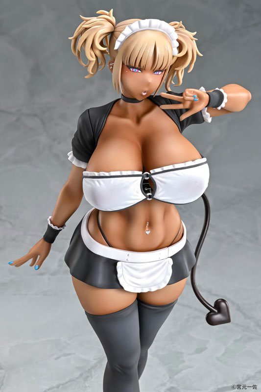 PREORDINE CHIUSO 02/2025 Original Character Figure 1/6 Black Gal Maid Succubus Cocoa 30 cm (18+) (PREORDINE NON CANCELLABILE)