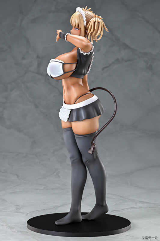 PREORDINE CHIUSO 02/2025 Original Character Figure 1/6 Black Gal Maid Succubus Cocoa 30 cm (18+) (PREORDINE NON CANCELLABILE)