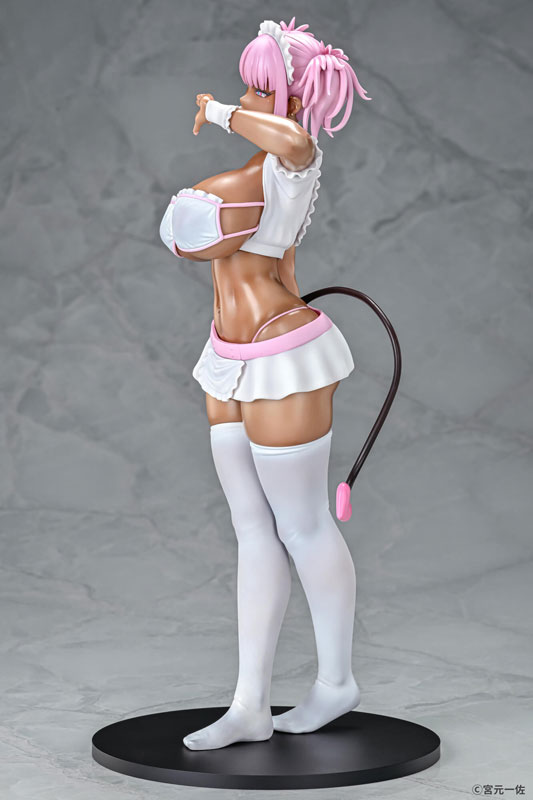 PREORDINE CHIUSO 02/2025 Original Character Figure 1/6 Black Gal Maid Succubus Cocoa Pink Ver. 30 cm (18+) (PREORDINE NON CANCELLABILE)