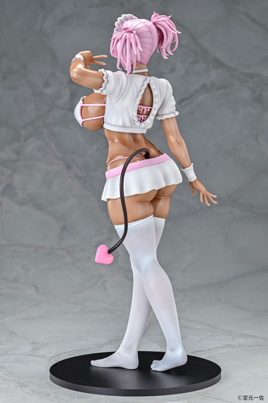 PREORDINE CHIUSO 02/2025 Original Character Figure 1/6 Black Gal Maid Succubus Cocoa Pink Ver. 30 cm (18+) (PREORDINE NON CANCELLABILE)