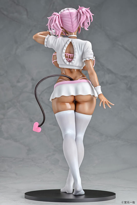 PREORDINE CHIUSO 02/2025 Original Character Figure 1/6 Black Gal Maid Succubus Cocoa Pink Ver. 30 cm (18+) (PREORDINE NON CANCELLABILE)