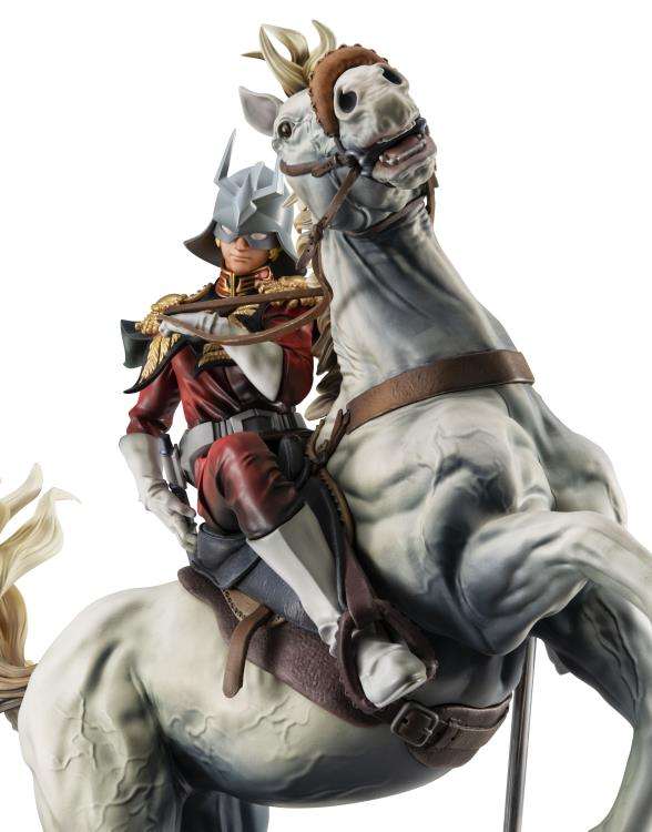 PREORDINE+ CHIUSO 03/2025 Mobile Suit Gundam GGG Char Aznable Encounters DX Statue 38 cm