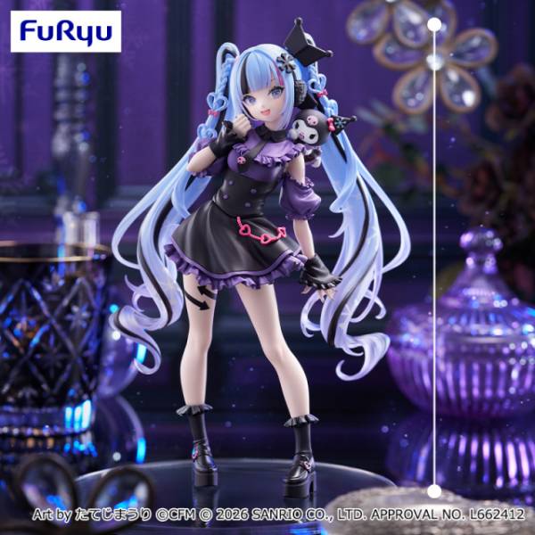 IN STOCK Trio-Try-iT Figure - Snow Miku x Kuromi