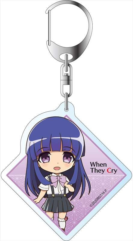 IN STOCK Higurashi When They Cry Go: Acrylic Keychain Rika Furude