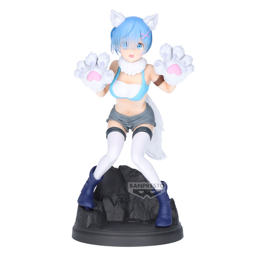 PREORDINE+ 08/2025 Re:Zero Starting Life in Another World Rem Monsters Motions figure 22cm