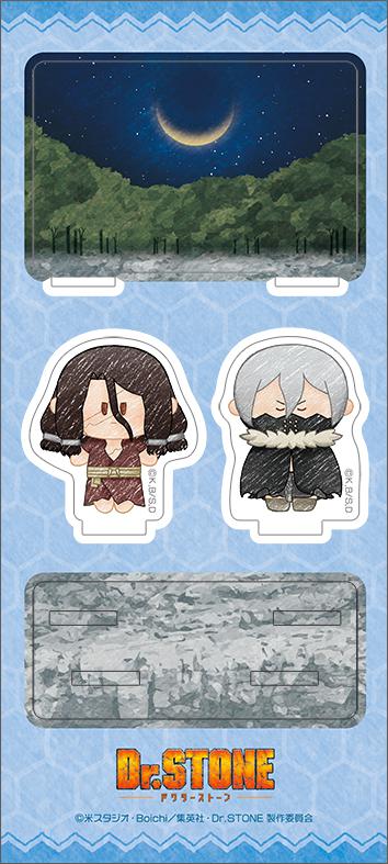 IN STOCK Dr.Stone Stone Wars: Acrylic Stand Tsukasa Shishio & Hyoga Sewn Ver.