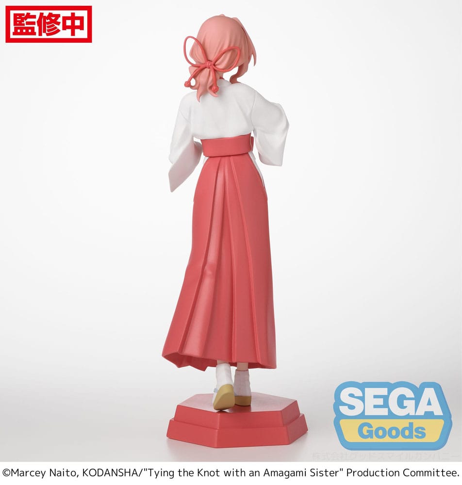 PREORDINE+ CHIUSO 05/2025 Tying the Knot with an Amagami Sister Desktop x Decorate Collections Figure Yuna Amagami 16 cm