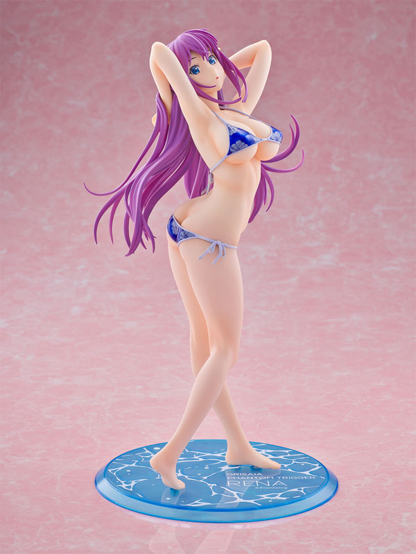 PREORDINE+ 10/2025 Grisaia Phantom Trigger Statue 1/6 Rena Fukami Metallic Blue Ver. 28 cm