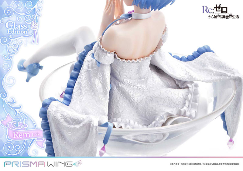 PREORDINE 10/2025 Re:Zero - Starting Life in Another World Prisma Wing Rem Glass Edition 23 cm Statue 1/7 (PREORDINE NON CANCELLABILE)