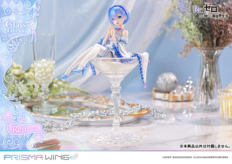PREORDINE 10/2025 Re:Zero - Starting Life in Another World Prisma Wing Rem Glass Edition 23 cm Statue 1/7 (PREORDINE NON CANCELLABILE)