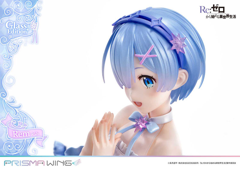 PREORDINE 10/2025 Re:Zero - Starting Life in Another World Prisma Wing Rem Glass Edition 23 cm Statue 1/7 (PREORDINE NON CANCELLABILE)