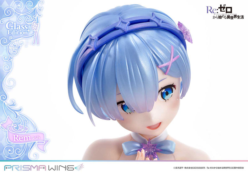 PREORDINE 10/2025 Re:Zero - Starting Life in Another World Prisma Wing Rem Glass Edition 23 cm Statue 1/7 (PREORDINE NON CANCELLABILE)