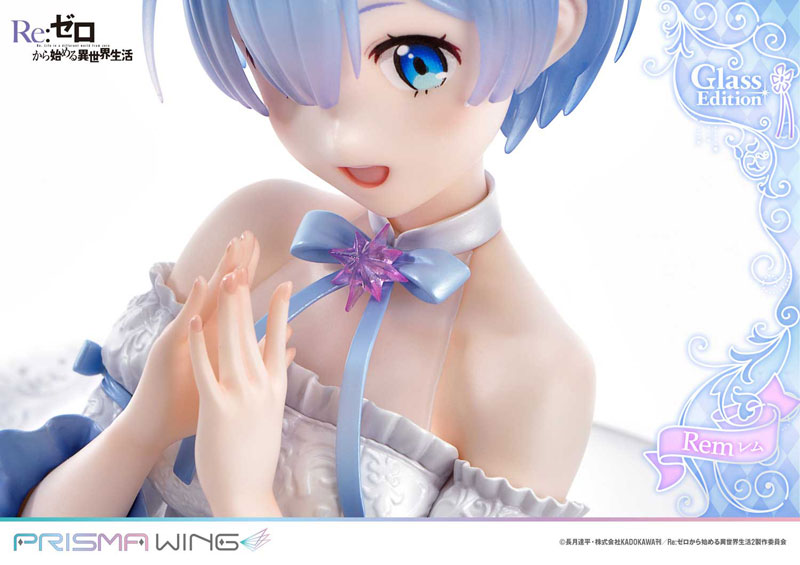 PREORDINE 10/2025 Re:Zero - Starting Life in Another World Prisma Wing Rem Glass Edition 23 cm Statue 1/7 (PREORDINE NON CANCELLABILE)