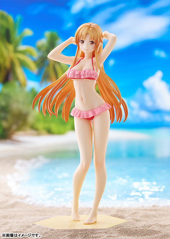PREORDINE+ 08/2025 Sword Art Online Progressive: Scherzo of Deep Night Pop Up Parade Figure Beach Queens Asuna 17 cm