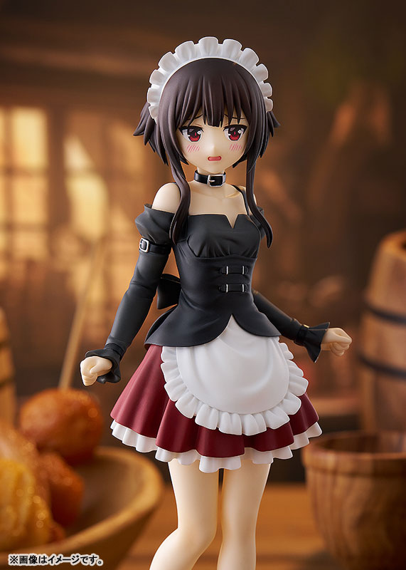 PREORDINE+ CHIUSO 08/2025 Kono Subarashii Sekai ni Bakuen wo! Pop Up Parade Figure Megumin: Part-Time Job Uniform Ver. L Size 20 cm (H)