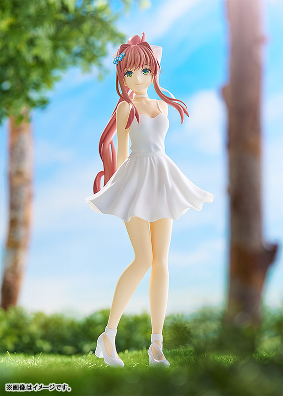 PREORDINE+ CHIUSO 06/2025 Doki Doki Literature Club! Pop Up Parade Figure Monika: White Dress Ver. 18 cm (H)