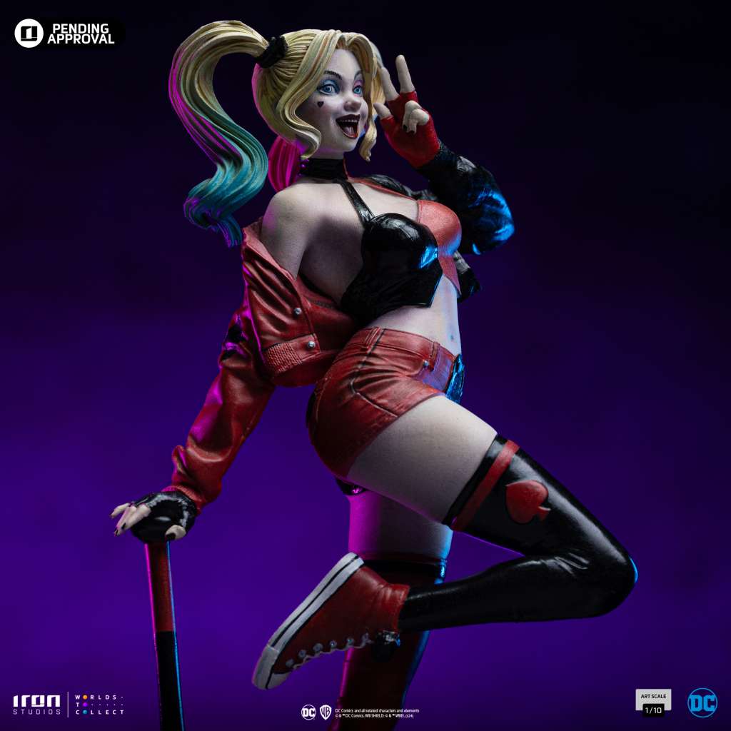 PREORDINE CHIUSO 06/2025 Gotham City Sirens Harley Quinn Regular 1/10 Statue (PREORDINE NON CANCELLABILE)