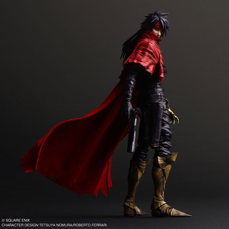 PREORDINE+ 12/2025 Final Fantasy VII Rebirth Play Arts Kai Action Figure Vincent Valentine 28 cm