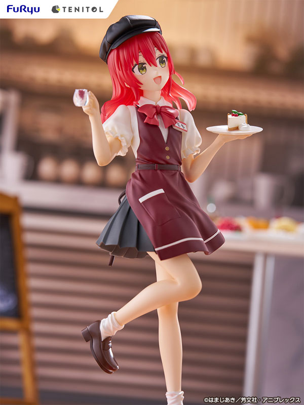 PREORDINE CHIUSO 10/2025 Bocchi the Rock! Tenitol Figure Ikuyo Kita Cafe Style Ver. 20 cm (PREORDINE NON CANCELLABILE)