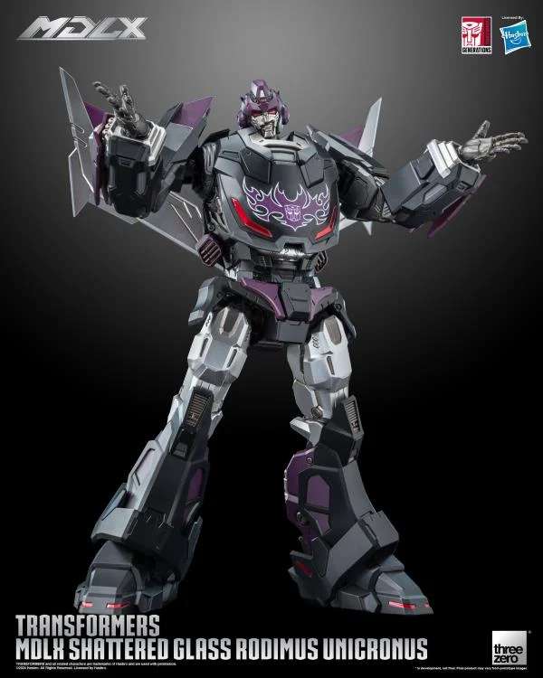 PREORDINE CHIUSO 05/2025 Transformers MDLX Action Figure Shattered Glass Rodimus Unicronus 18 cm (PREORDINE NON CANCELLABILE)