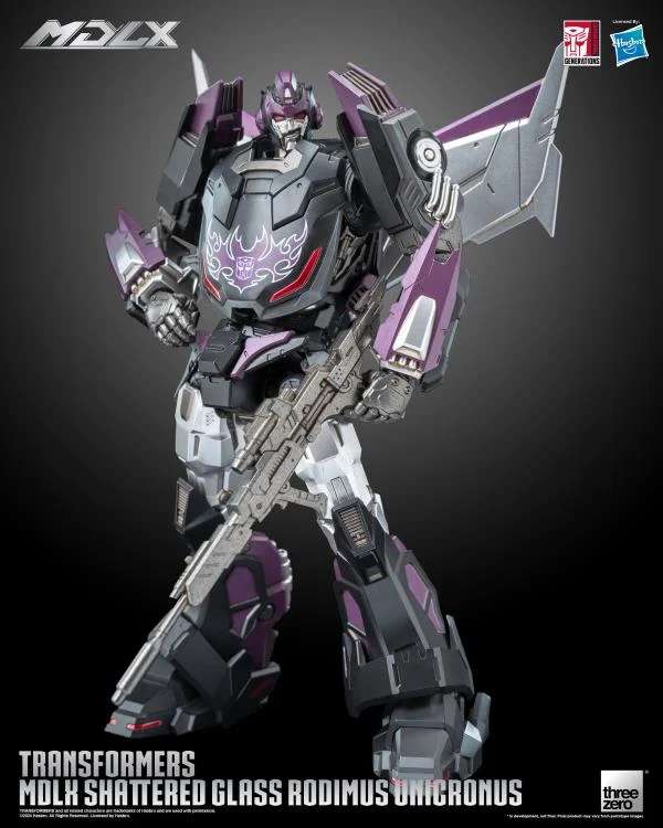 PREORDINE CHIUSO 05/2025 Transformers MDLX Action Figure Shattered Glass Rodimus Unicronus 18 cm (PREORDINE NON CANCELLABILE)