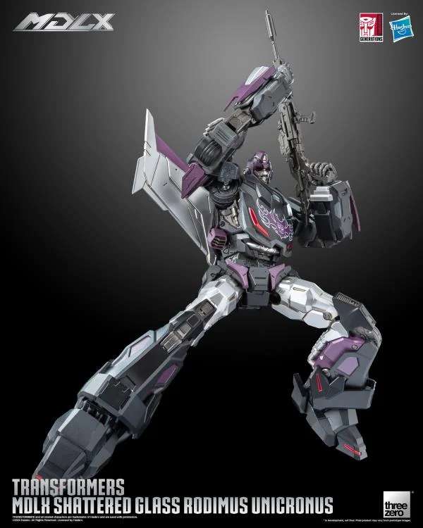 PREORDINE CHIUSO 05/2025 Transformers MDLX Action Figure Shattered Glass Rodimus Unicronus 18 cm (PREORDINE NON CANCELLABILE)