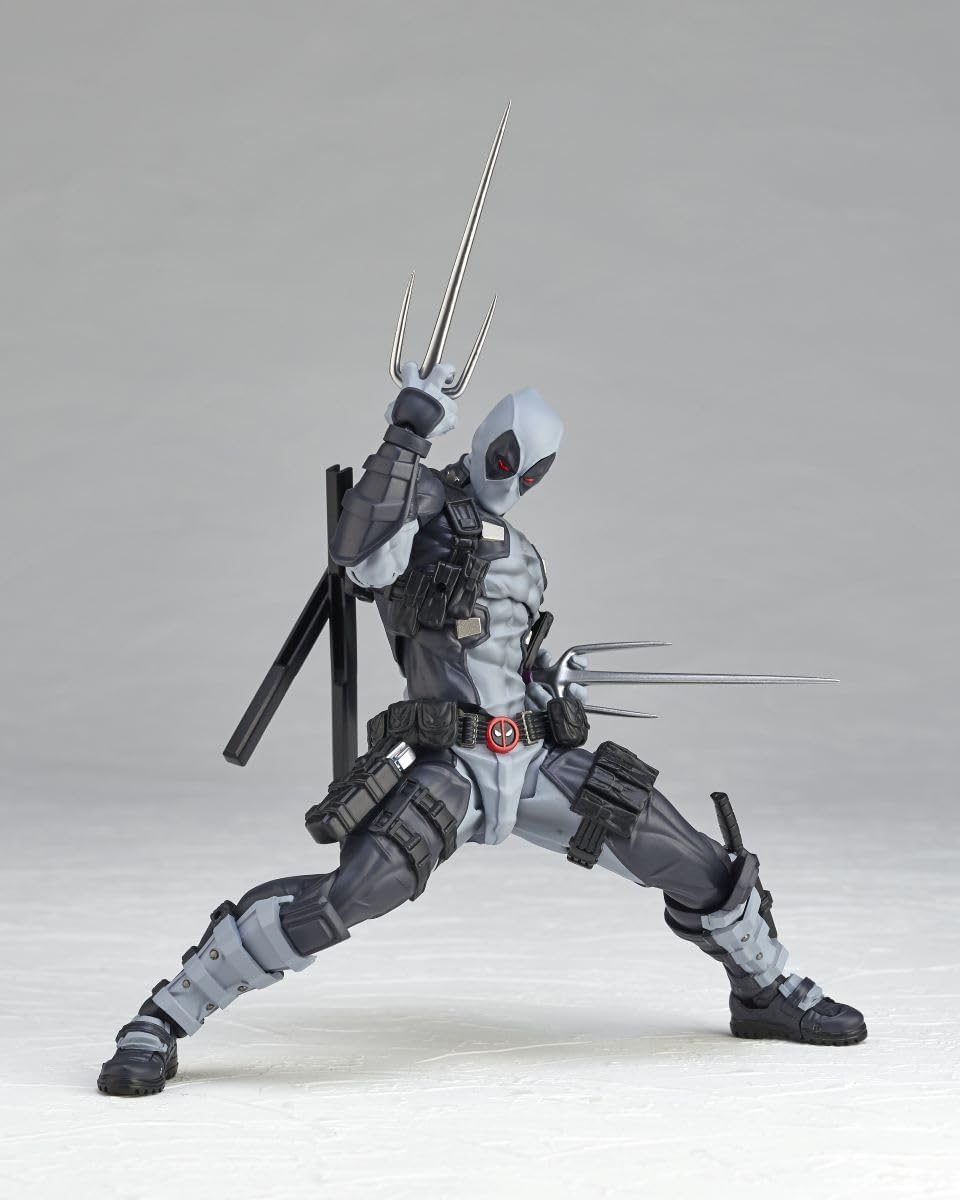 PREORDINE+ 07/2025 Revoltech Amazing Yamaguchi Deadpool Ver.2.5 X-Force Color Edition Action Figure