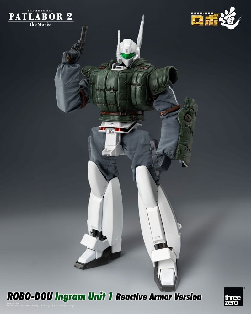 SU ORDINAZIONE Patlabor 2: The Movie Robo-Dou Action Figure Ingram Unit 1 Reactive Armor Version 23 cm