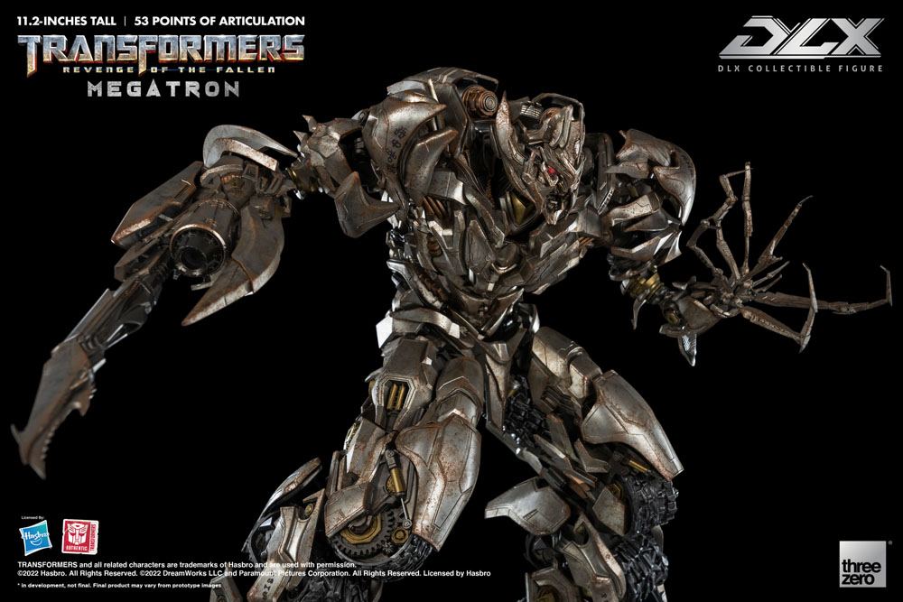 🧪 LAB | SU ORDINAZIONE Transformers: Revenge of the Fallen DLX Action Figure 1/6 Megatron 28 cm