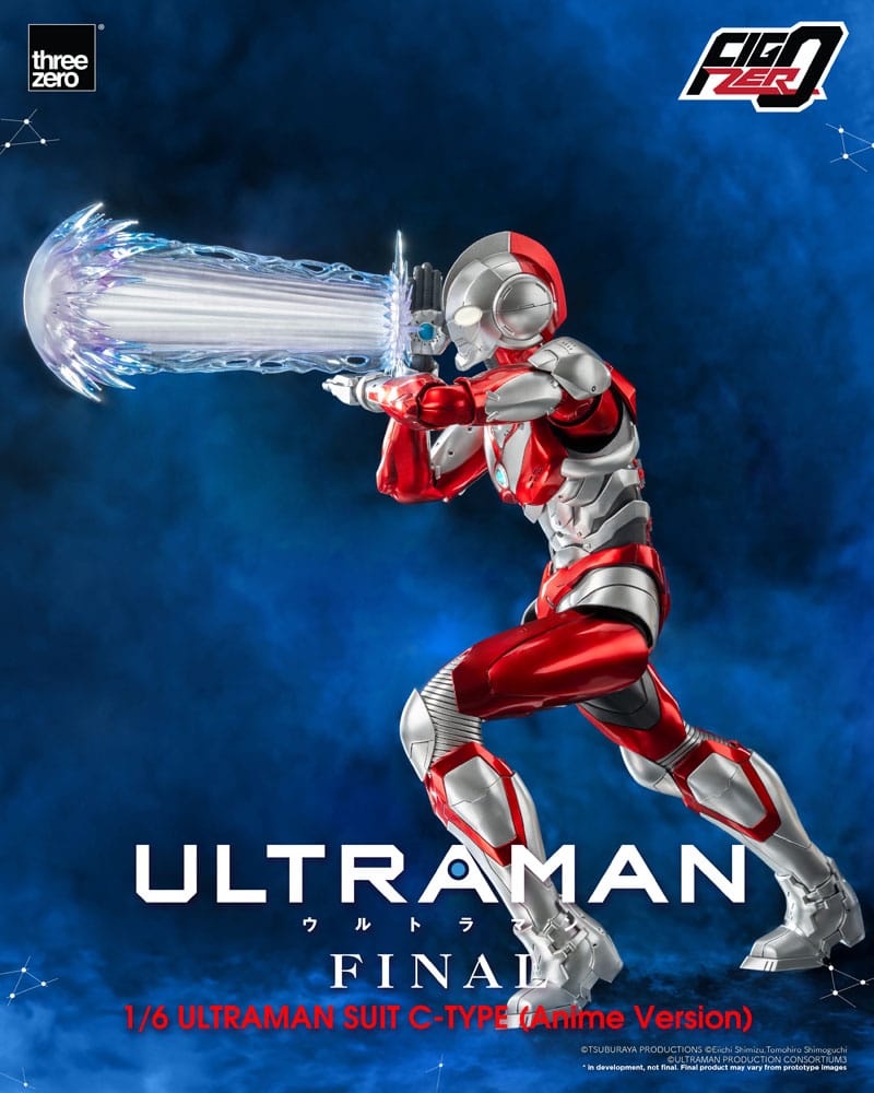 PREORDINE CHIUSO 03/2025 Ultraman FigZero Action Figure 1/6 Ultraman Suit C-Type (Anime Version) 31 cm (PREORDINE NON CANCELLABILE)
