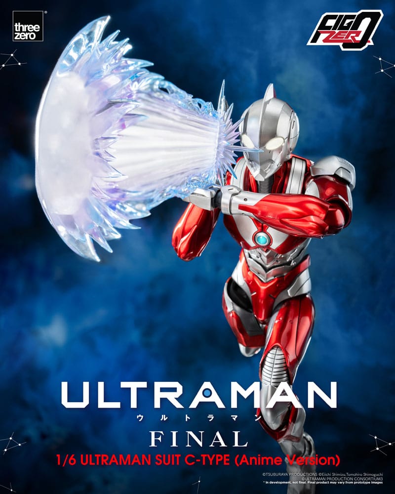 PREORDINE CHIUSO 03/2025 Ultraman FigZero Action Figure 1/6 Ultraman Suit C-Type (Anime Version) 31 cm (PREORDINE NON CANCELLABILE)