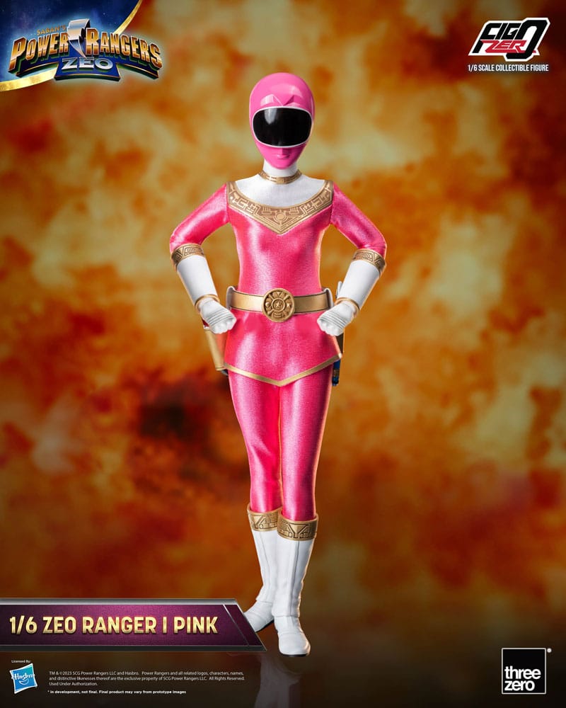 MADE TO ORDER Power Rangers Zeo FigZero Action Figure 1/6 Ranger I Pink 30 cm