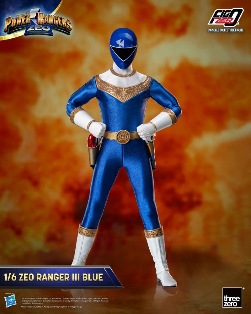 Power Rangers Zeo FigZero Action Figure 1/6 Ranger III Blue 30 cm SOLD OUT