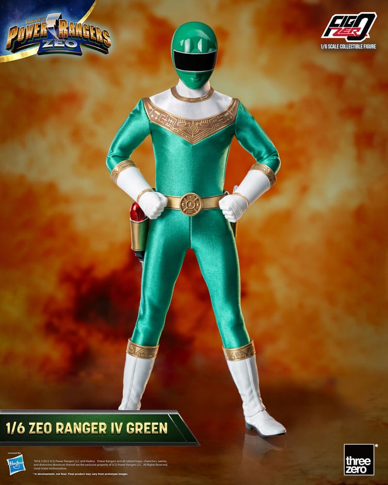 Power Rangers Zeo FigZero Action Figure 1/6 Ranger IV Green 30 cm SOLD OUT