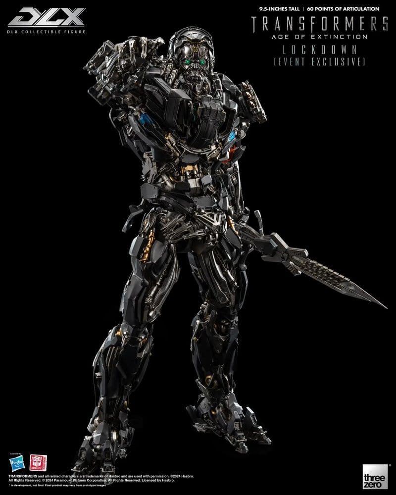 🧪 LAB | SU ORDINAZIONE Transformers: Age of Extinction DLX Action Figure 1/6 Lockdown 24 cm heo Exclusive