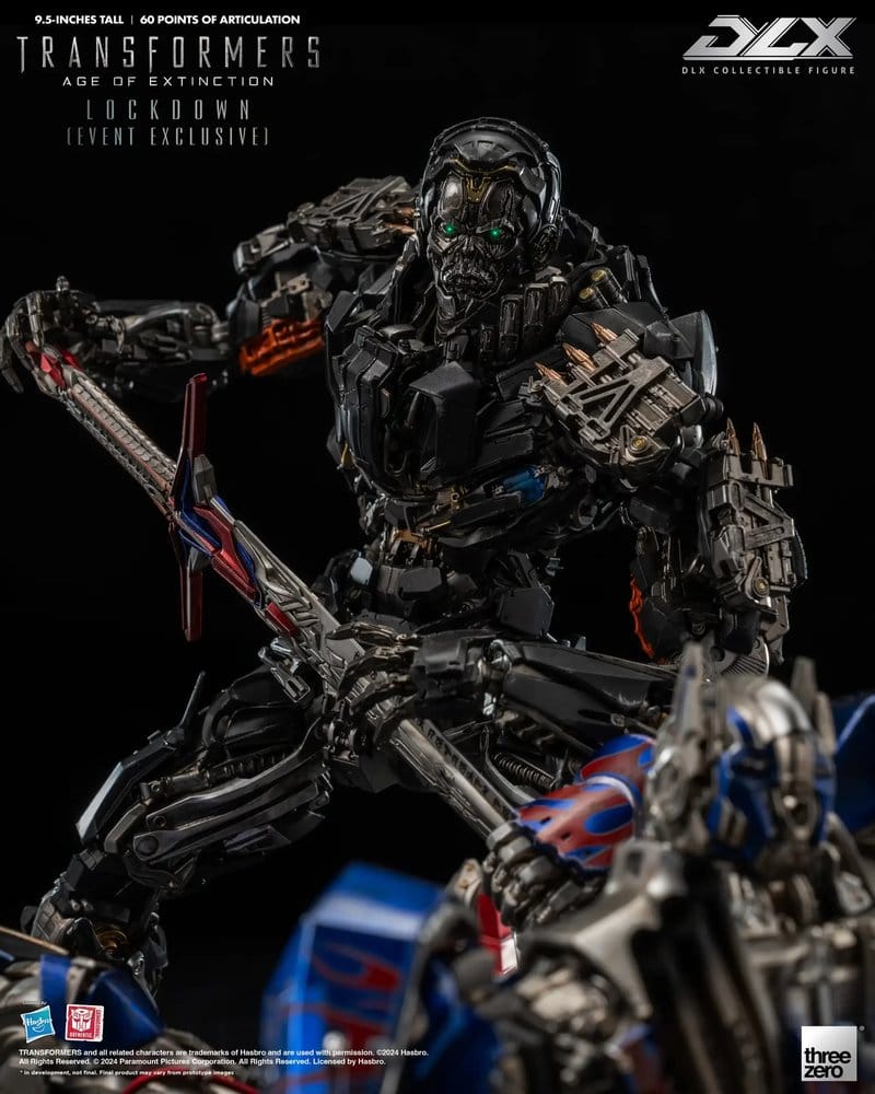 🧪 LAB | SU ORDINAZIONE Transformers: Age of Extinction DLX Action Figure 1/6 Lockdown 24 cm heo Exclusive