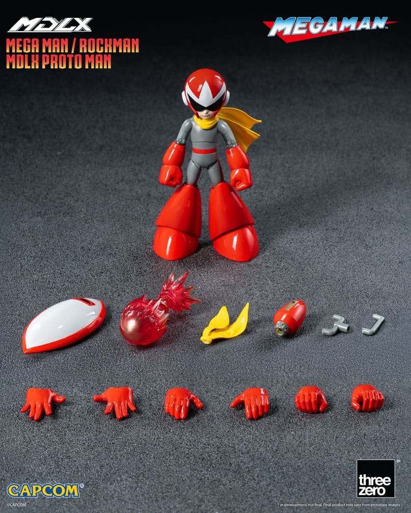 PREORDINE+ 09/2026 Mega Man MDLX Action Figure Rockman / Mega Man Proto Man 10 cm