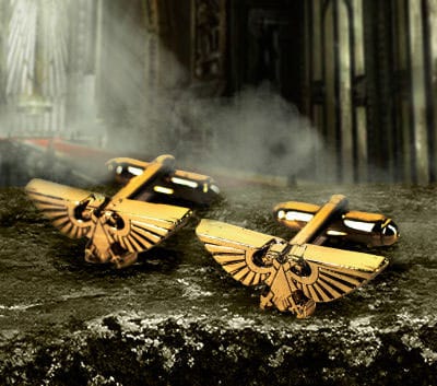 🧪 LAB | SU ORDINAZIONE Warhammer 40,000 Cufflinks Imperium
