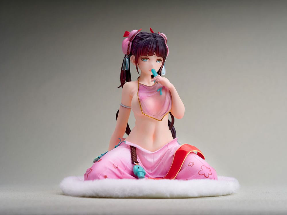 SU ORDINAZIONE Original Character PVC Statue 1/6 Reiru - old-fashioned girl obsessed with popsicles 18 cm *PREZZO SPECIALE*