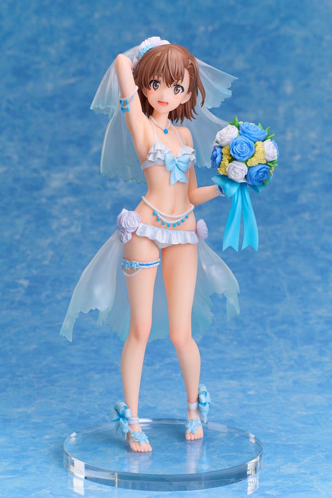 VORBESTELLUNG+ 07/2026 A Certain Scientific Railgun T PVC Statue 1/7 Mikoto Misaka Wedding Swimsuit Ver. 25 cm (VORBESTELLUNG NICHT STORNIERBAR)