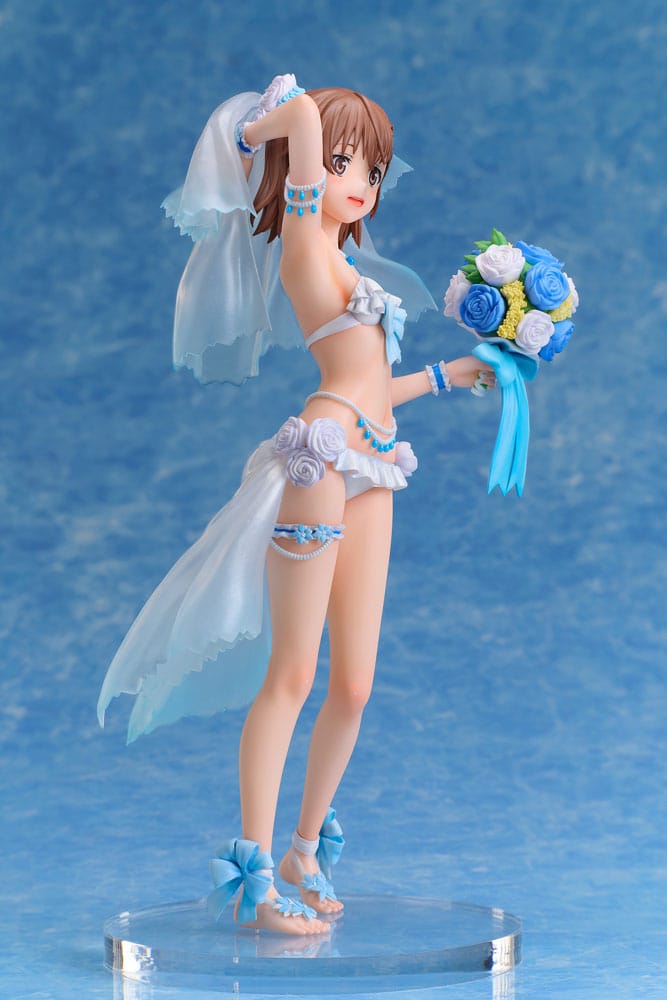 VORBESTELLUNG+ 07/2026 A Certain Scientific Railgun T PVC Statue 1/7 Mikoto Misaka Wedding Swimsuit Ver. 25 cm (VORBESTELLUNG NICHT STORNIERBAR)