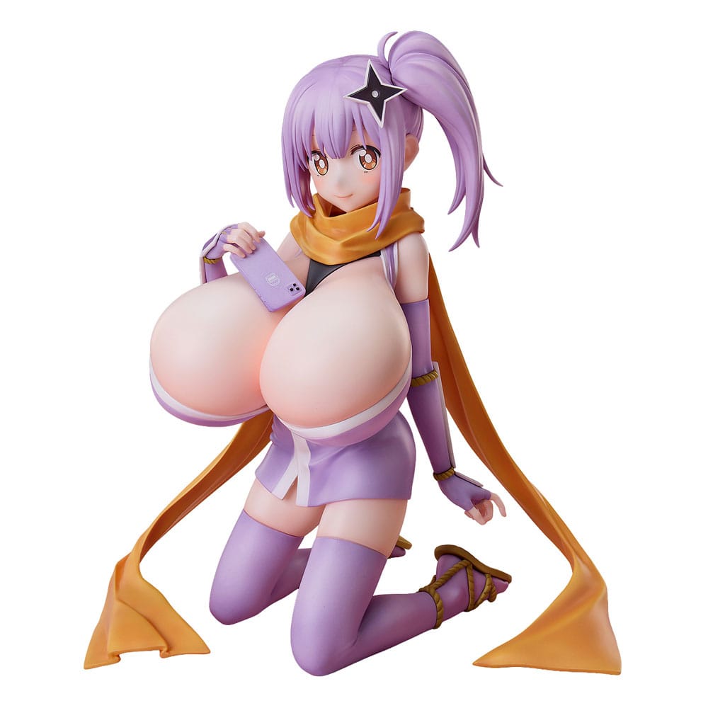 PREORDINE+ 12/2026 (NON CANCELLABILE) A Ninja and an Assassin Under One Roof Maid PVC Statue 1/4 Diecut Sticker Satoko Kusagakure Huge-Breasted Ver. 23 cm