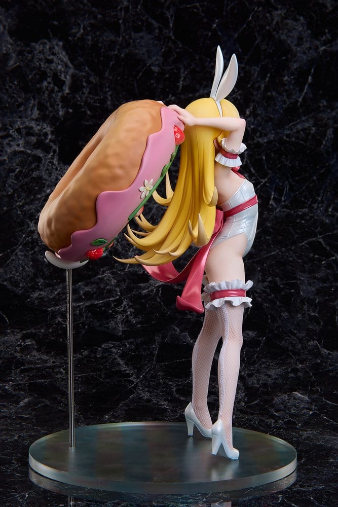 PREORDINE+ CHIUSO 05/2027 Monogatari Series PVC Statue 1/4 Shinobu Oshino White Bunny Ver. 35 cm