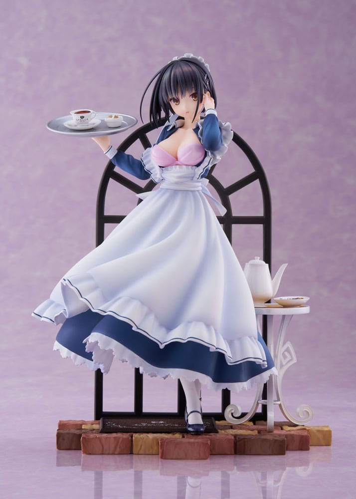 PREORDINE 08/2025 Cafe Stella and the Reaper's Butterfly Natsume Shiki 24 cm Statue 1/7 (PREORDINE NON CANCELLABILE)