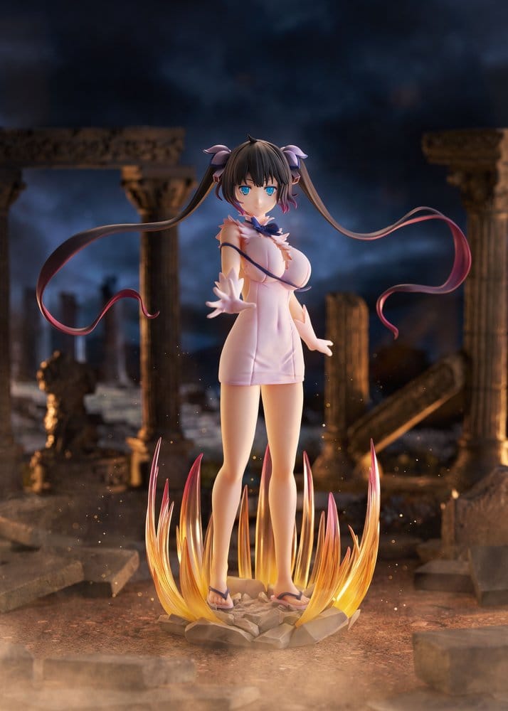 PREORDINE+ 08/2027 Is It Wrong to Try to Pick Up Girls in a Dungeon? V PVC Figure 1/7 Hestia Divinity Unleashed Ver. 24 cm