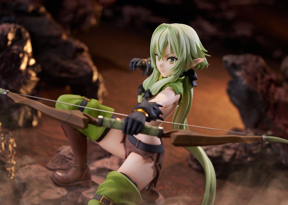 PREORDINE+ 09/2027 Goblin Slayer II PVC Figure 1/7 High Elf Archer battle with goblins Ver. 16 cm